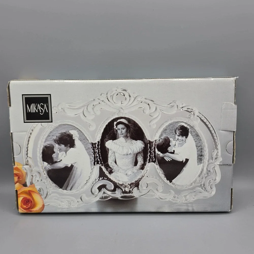 Mikasa Triple Oval Frame 3.5x4.5 Clear Princess Princess Galerie Rahmen
